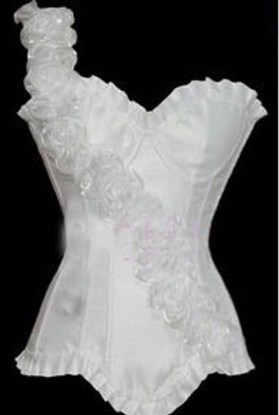 Woman Bustiers White New Corsets And Bustiers Women Steampunk Lace Polyester Spandex Flower Adorned Sexy Corselet Overbust one shoulder cors, Black;white
Woman Bustiers White New Corsets And Bustiers Women Steampunk Lace Polyester Spandex Flower Adorned Sexy Corselet Overbust one shoulder cors, Black;white