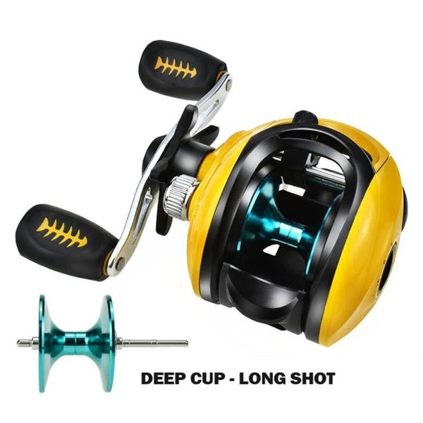 left/right hand baitcasting reels 12+1bb 7.0:1 gear 10 small yellow drip wheel metal fishing reels fishing wheel
left/right hand baitcasting reels 12+1bb 7.0:1 gear 10 small yellow drip wheel metal fishing reels fishing wheel