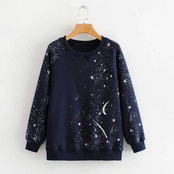 women sweatshirts fashion fleece loose starry sky pattern womens streetwear autumn blue casual oversized hoodies sweatshirt 210930, Black
women sweatshirts fashion fleece loose starry sky pattern womens streetwear autumn blue casual oversized hoodies sweatshirt 210930, Black
