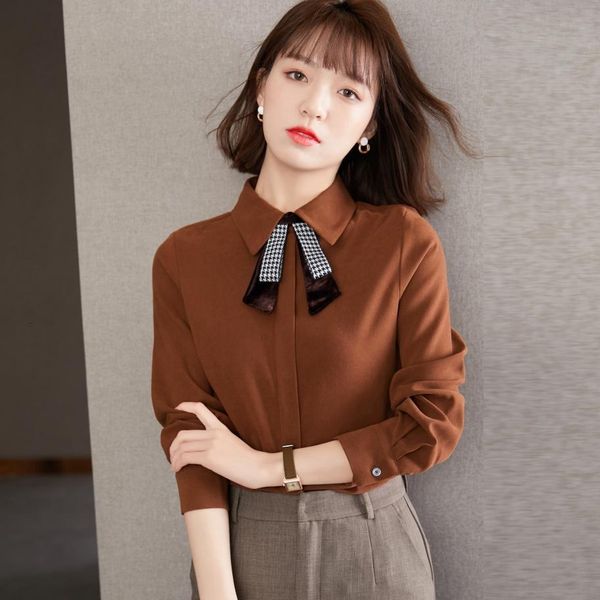 bow-knot mode 2021 spring retro all-match models solid color female shirt casual sale jt2y, Black;gray
bow-knot mode 2021 spring retro all-match models solid color female shirt casual sale jt2y, Black;gray