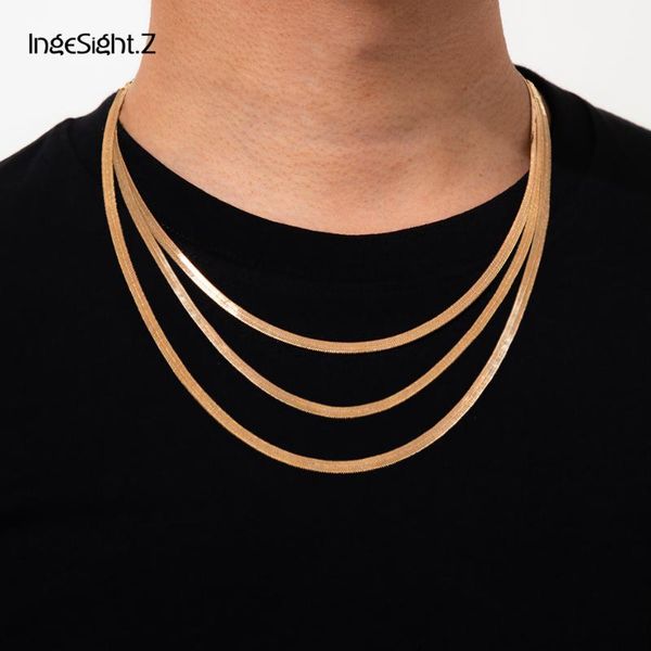 chains ingesight.z simple minimalist copper flat snake chain choker necklace gold color clavicle collar for women jewelry gift, Silver
chains ingesight.z simple minimalist copper flat snake chain choker necklace gold color clavicle collar for women jewelry gift, Silver