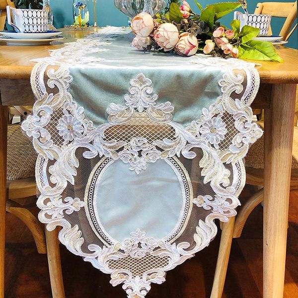 europe embroidered table runner flag table cover lace high-end luxury wedding party birthday decoration
europe embroidered table runner flag table cover lace high-end luxury wedding party birthday decoration