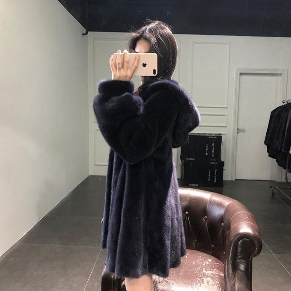 women's fur & faux real coat women natural mink hooded winter warm thick plus size outwear casaco inverno yt09 mf347, Black
women's fur & faux real coat women natural mink hooded winter warm thick plus size outwear casaco inverno yt09 mf347, Black