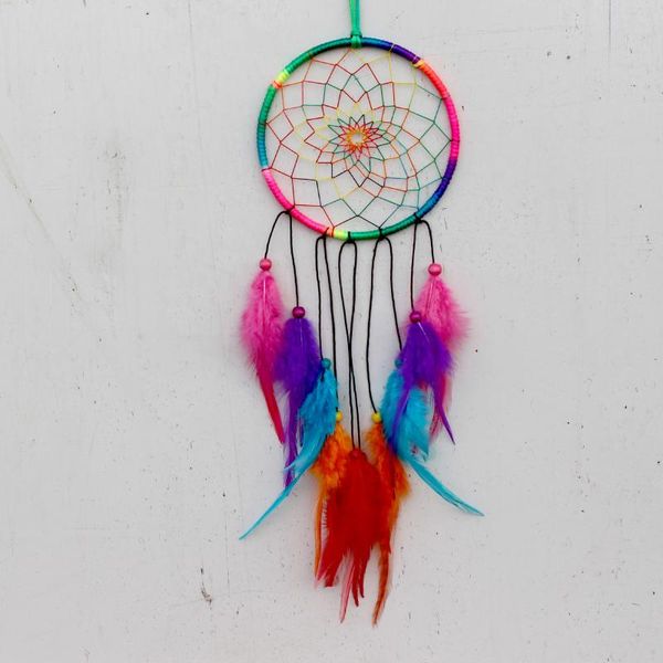 decorative objects & figurines 13*55cm original dream catcher rainbow color mixed feather home decoration pendant
decorative objects & figurines 13*55cm original dream catcher rainbow color mixed feather home decoration pendant