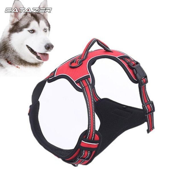 pet dog harness nylon heavy duty no pull dog harness for large medium small breathable adjustable vest
pet dog harness nylon heavy duty no pull dog harness for large medium small breathable adjustable vest
