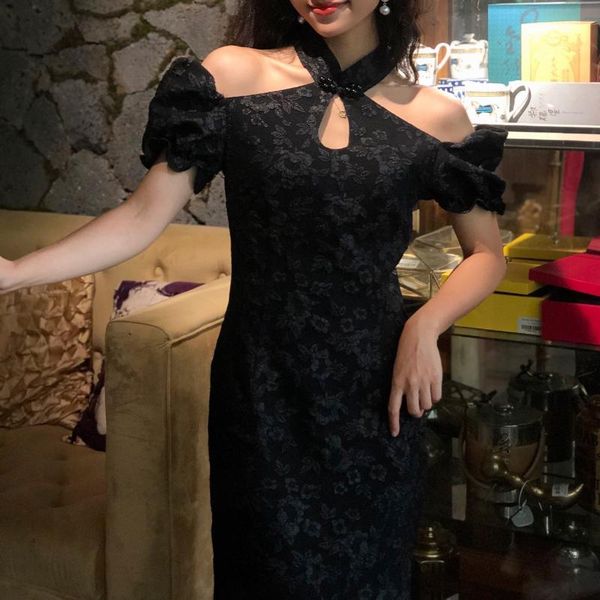 ethnic clothing chinese traditional qipao costumes female black dress women fashion wedding dresses vintage floral print hollow out fan, Red
ethnic clothing chinese traditional qipao costumes female black dress women fashion wedding dresses vintage floral print hollow out fan, Red
