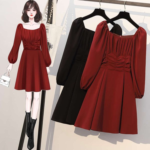 autumn 2020 new fashion large size women's dress: fat sister's waist closing and thin design, temperament covering and age reducin, Black;gray
autumn 2020 new fashion large size women's dress: fat sister's waist closing and thin design, temperament covering and age reducin, Black;gray