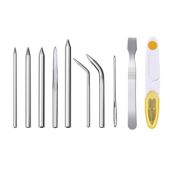 professional hand tool sets portable knotter tools stainless steel lacing needle and smoothing fit for leather diy craft supplies
professional hand tool sets portable knotter tools stainless steel lacing needle and smoothing fit for leather diy craft supplies