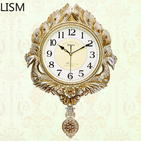 round wall clock vintage retro antique swing wall clock living room bedroom silent peacock horloge murale design moderne
round wall clock vintage retro antique swing wall clock living room bedroom silent peacock horloge murale design moderne