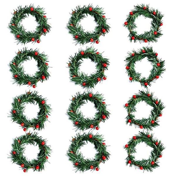 fashion-12 pieces christmas candle ring with berry grass christmas candle holder rings small wreaths rings for
fashion-12 pieces christmas candle ring with berry grass christmas candle holder rings small wreaths rings for