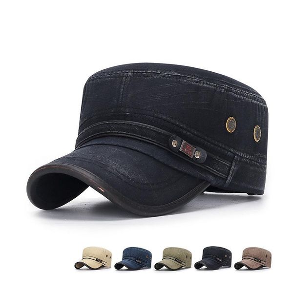 wide brim hats four seasons military cap classic vintage flat men washed adjustable winter warm cotton solid color sun protection, Blue;gray
wide brim hats four seasons military cap classic vintage flat men washed adjustable winter warm cotton solid color sun protection, Blue;gray
