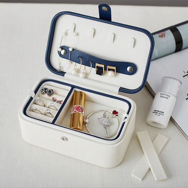 storage boxes & bins exquisite travel jewelry box women leather rectangle packaging necklace rings earrings organizer display gift case
storage boxes & bins exquisite travel jewelry box women leather rectangle packaging necklace rings earrings organizer display gift case
