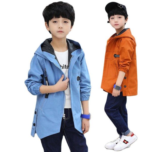 spring & autumn polyester jacket for boy new 2021 korean version windbreaker coat hooded mid-length casual childrens clothing, Blue;gray
spring & autumn polyester jacket for boy new 2021 korean version windbreaker coat hooded mid-length casual childrens clothing, Blue;gray