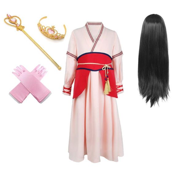 2021 new halloween princess costumes for girls wig chinese traditional red gown children huamulan 7xiu, Red;yellow
2021 new halloween princess costumes for girls wig chinese traditional red gown children huamulan 7xiu, Red;yellow