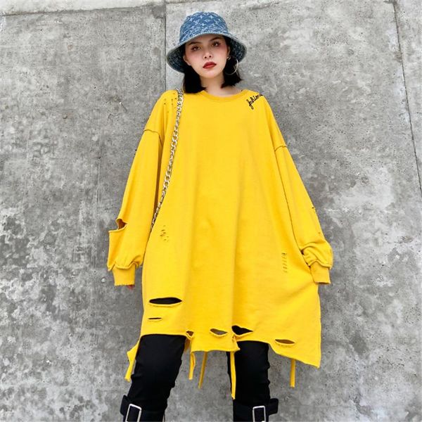 women's hoodies & sweatshirts johnature 2021 autumn long women casual fashion o-neck loose 6 colors hollow out irregular female, Black
women's hoodies & sweatshirts johnature 2021 autumn long women casual fashion o-neck loose 6 colors hollow out irregular female, Black