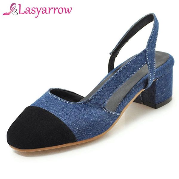 dress shoes lasyarrow fashion blue denim pumps women block med heels ladies square toe casual gladiator woman plus size 32-45, Black
dress shoes lasyarrow fashion blue denim pumps women block med heels ladies square toe casual gladiator woman plus size 32-45, Black