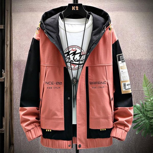 men's jackets 2021 spring autumn fashion jacket men kroean loose fit with hood zipper pockets solid color streetwear super fire jacktes, Black;brown
men's jackets 2021 spring autumn fashion jacket men kroean loose fit with hood zipper pockets solid color streetwear super fire jacktes, Black;brown