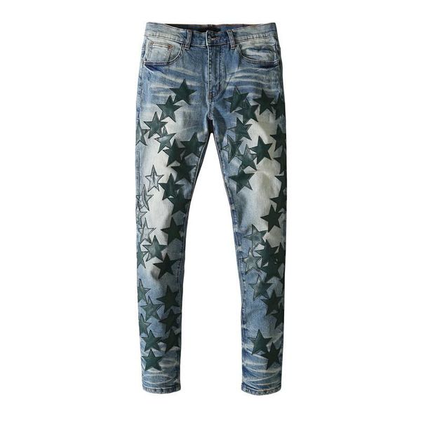men's jeans american amr green star patch vintage men trousers streetwear techwear traf pants for 2021, Blue
men's jeans american amr green star patch vintage men trousers streetwear techwear traf pants for 2021, Blue