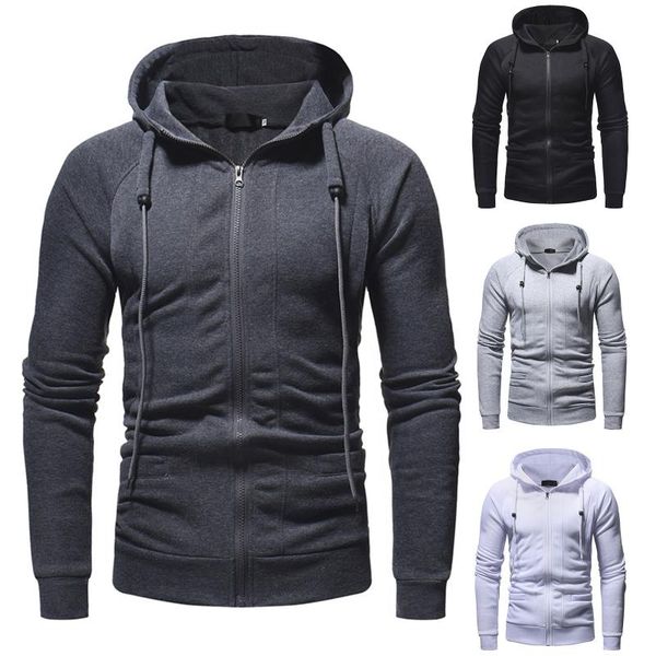 men's jackets men solid color coat slim zipper hooded tether jacket simple outdoor daily fast casaco masculino, Black;brown
men's jackets men solid color coat slim zipper hooded tether jacket simple outdoor daily fast casaco masculino, Black;brown