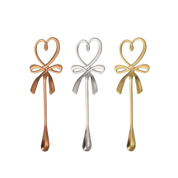 long handle ice spoon heart creative bows coffee spoon ice cream stainless steel cocktail stirring spoons
long handle ice spoon heart creative bows coffee spoon ice cream stainless steel cocktail stirring spoons
