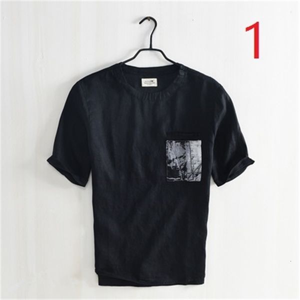 new 2021 pocket printed short-sleeved t-shirt men's summer loose casual shirt small fresh cotton and linen half sleeve men 2wzb, White;black
new 2021 pocket printed short-sleeved t-shirt men's summer loose casual shirt small fresh cotton and linen half sleeve men 2wzb, White;black