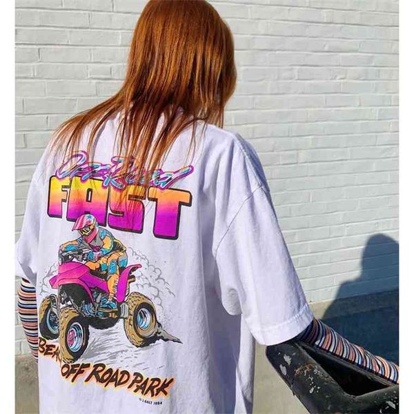 vintage print t-shirt women new graphic short sleeve oversized tee female hip hop streetwear 2021 clothing casual t shirt, White
vintage print t-shirt women new graphic short sleeve oversized tee female hip hop streetwear 2021 clothing casual t shirt, White