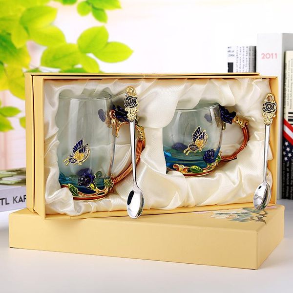 mugs blue rose enamel crystal cup flower tea glass high-grade water mug with handgrip perfect gift for lover wedding
mugs blue rose enamel crystal cup flower tea glass high-grade water mug with handgrip perfect gift for lover wedding