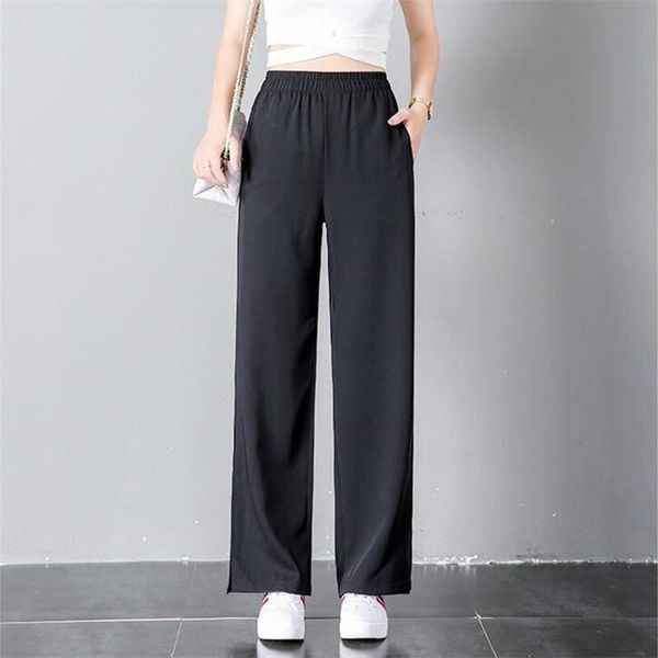 women's pants & capris chiffon women loose straight summer fashion casual long wide leg split bottom trousers large size 7xl, Black;white
women's pants & capris chiffon women loose straight summer fashion casual long wide leg split bottom trousers large size 7xl, Black;white