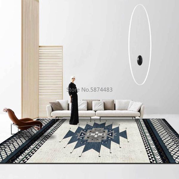 carpets simple blue gray mediterranean geometric ethnic style living room bedroom bedside carpet floor mats customization
carpets simple blue gray mediterranean geometric ethnic style living room bedroom bedside carpet floor mats customization