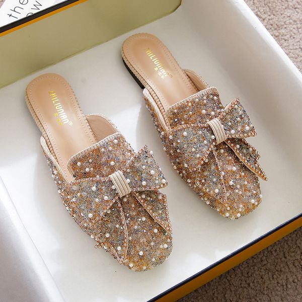 slippers square toe paillette beads mules women slippers summer shoes woman sandals flip flops pearl bling glitter slides plus siz, Black
slippers square toe paillette beads mules women slippers summer shoes woman sandals flip flops pearl bling glitter slides plus siz, Black