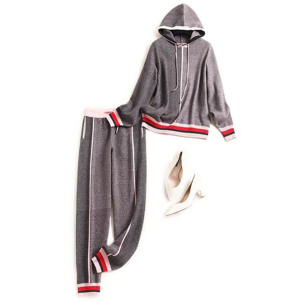women's two piece pants set tracksuit knitted autumn asymmetric winter hooded sweater + elastic waist ankle-length casual suit for wome, White
women's two piece pants set tracksuit knitted autumn asymmetric winter hooded sweater + elastic waist ankle-length casual suit for wome, White