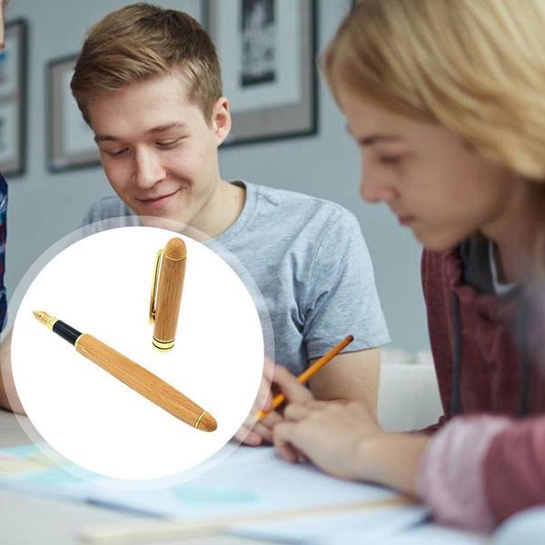 1pcs new classic bamboo wood handle ballpoint pen luxury business office fountain pen school student writing stationery supplies
1pcs new classic bamboo wood handle ballpoint pen luxury business office fountain pen school student writing stationery supplies