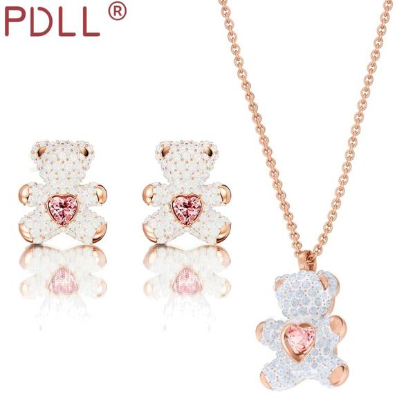 chains pdll swa sparkling crystal cute bear for women pendant necklace fashion jewelry, Silver
chains pdll swa sparkling crystal cute bear for women pendant necklace fashion jewelry, Silver