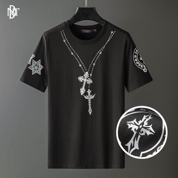 2021 summer drilling short sleeve men's cro cross tide brand laser round neck slim t-shirt, White
2021 summer drilling short sleeve men's cro cross tide brand laser round neck slim t-shirt, White