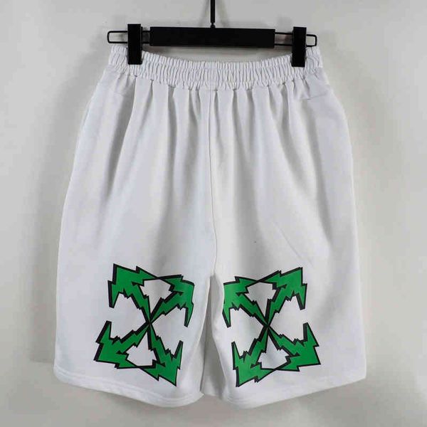 / summer 2021 new spring off curved lightning arrow casual shorts for men and women, White;black
/ summer 2021 new spring off curved lightning arrow casual shorts for men and women, White;black
