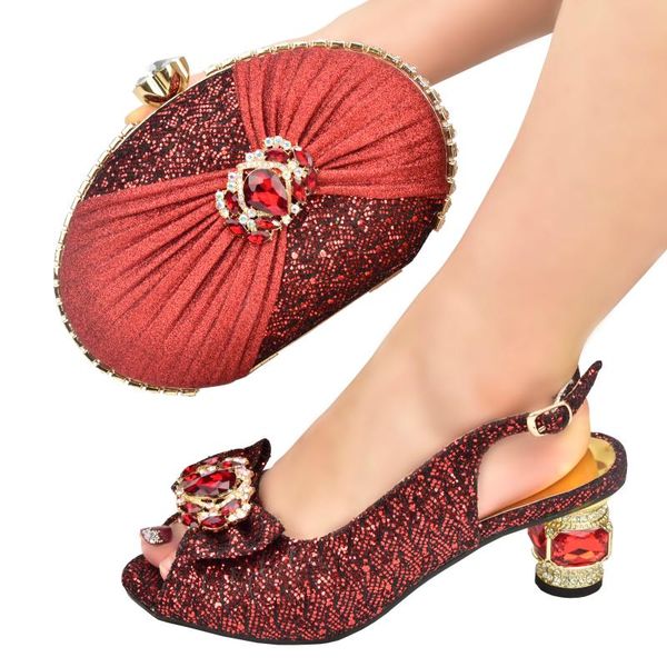 dress shoes doershow nice and bag set for women summer african style italian party custom products sbf1-5, Black
dress shoes doershow nice and bag set for women summer african style italian party custom products sbf1-5, Black