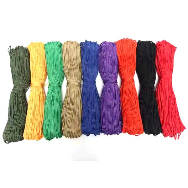 2-10mm thick colored nylon woven rope, trolley clothes drying decorative rope