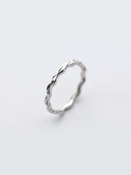 eloge s925 sier wave women's korean fashion simple section personality tail ring jewelry, Silver
eloge s925 sier wave women's korean fashion simple section personality tail ring jewelry, Silver