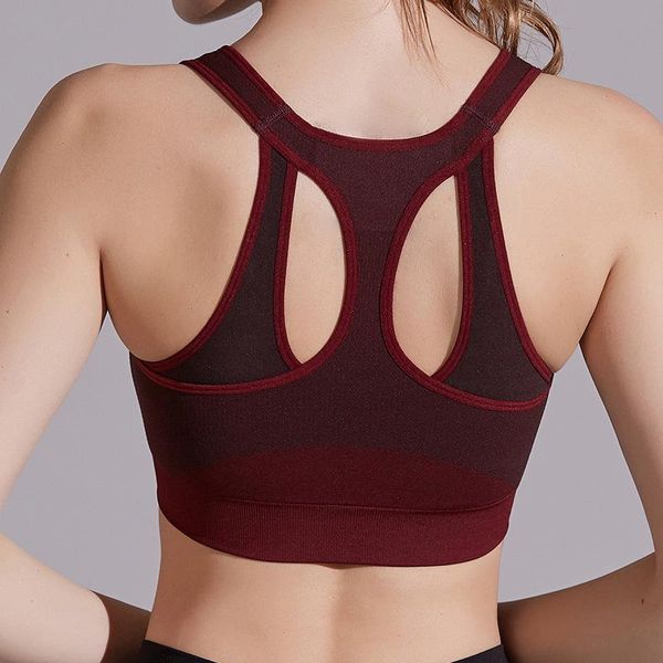 yoga outfits women's seamless high impact back buckle sports bra femme nude fitness wireless brassiere sport gym workout, White;red
yoga outfits women's seamless high impact back buckle sports bra femme nude fitness wireless brassiere sport gym workout, White;red