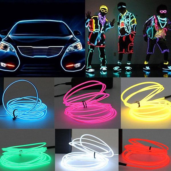 party decoration glow el wire cable led neon wedding birthday dance diy costumes clothing luminous car light clothes ball rave 2m/3m/5m
party decoration glow el wire cable led neon wedding birthday dance diy costumes clothing luminous car light clothes ball rave 2m/3m/5m