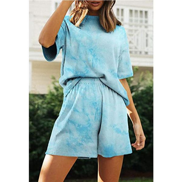 women's tracksuits fashion ladies summer sports suit solid color round neck short sleeve + elastic waist straight shorts, Gray
women's tracksuits fashion ladies summer sports suit solid color round neck short sleeve + elastic waist straight shorts, Gray
