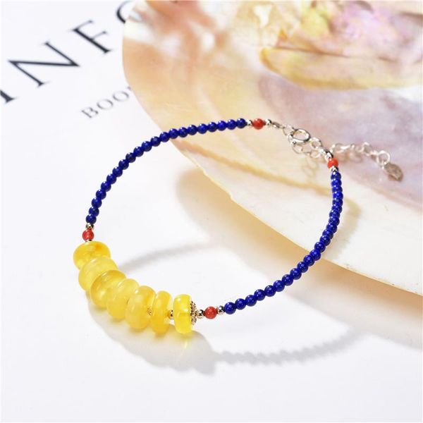 charm bracelets big promotion natural ambers beads bracelet gems lapis lazuli stone 925 sterling silver bangle twistband clasp jewelry, Golden;silver
charm bracelets big promotion natural ambers beads bracelet gems lapis lazuli stone 925 sterling silver bangle twistband clasp jewelry, Golden;silver