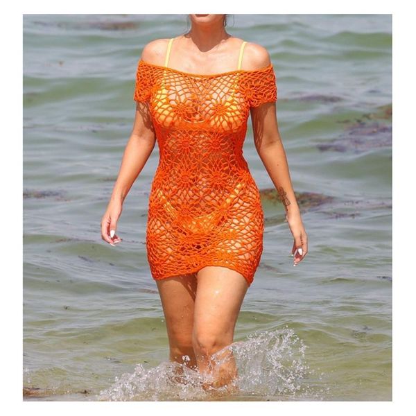 women's swimwear women handmade crochet bikini cover ups off the shoulder beachwear, White;black
women's swimwear women handmade crochet bikini cover ups off the shoulder beachwear, White;black
