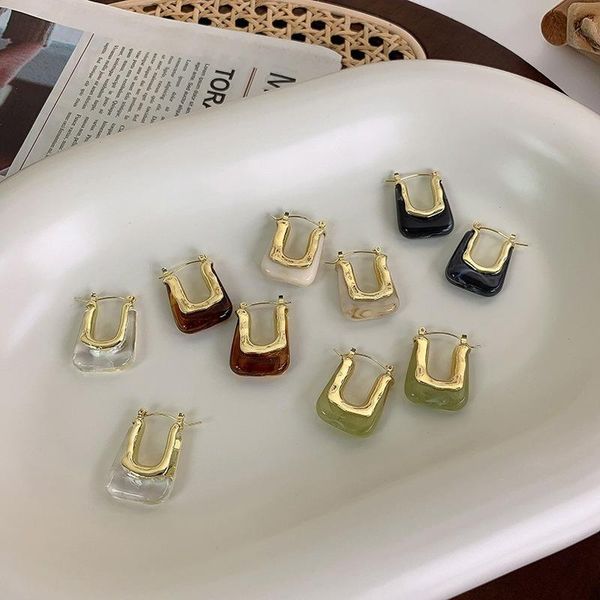 hoop & huggie vintage transparent acrylic geometric gold color clip earrings for women fashion korean jewelry pendientes, Golden;silver
hoop & huggie vintage transparent acrylic geometric gold color clip earrings for women fashion korean jewelry pendientes, Golden;silver