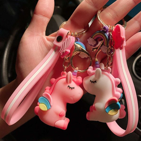 korean cute unicorn doll key chain creative student couple backpack pendant 
korean cute unicorn doll key chain creative student couple backpack pendant