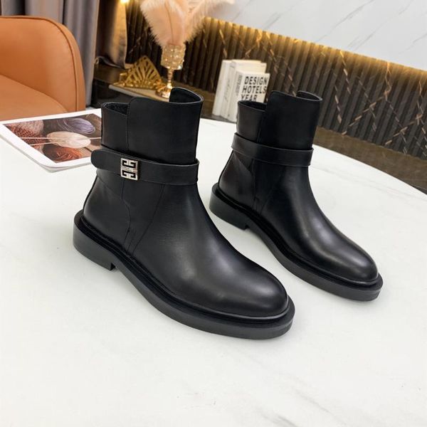 boots classic belt buckle short women autumn platform round toe slip on designer shoes black genuine leather botas femininas
boots classic belt buckle short women autumn platform round toe slip on designer shoes black genuine leather botas femininas