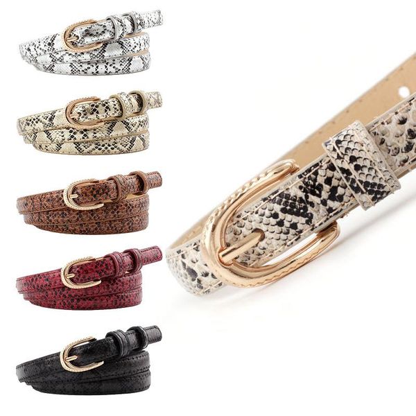 belts fashion snakeskin pattern thin for women pu leather female jeans metal buckle ladies dress, Black;brown
belts fashion snakeskin pattern thin for women pu leather female jeans metal buckle ladies dress, Black;brown
