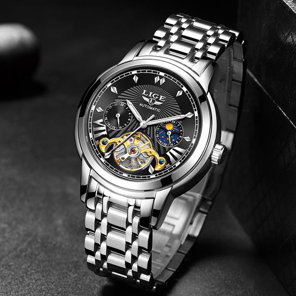 lige men luxury automatic mechanical watch classic business watch men tourbillon waterproof men wristwatch relogio masculino+box
lige men luxury automatic mechanical watch classic business watch men tourbillon waterproof men wristwatch relogio masculino+box