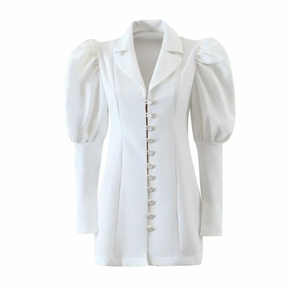 casual dresses deat 2021 autumn women vintage style notched collar lantern long sleeve single breasted high waist short dress rc899, Black;gray
casual dresses deat 2021 autumn women vintage style notched collar lantern long sleeve single breasted high waist short dress rc899, Black;gray