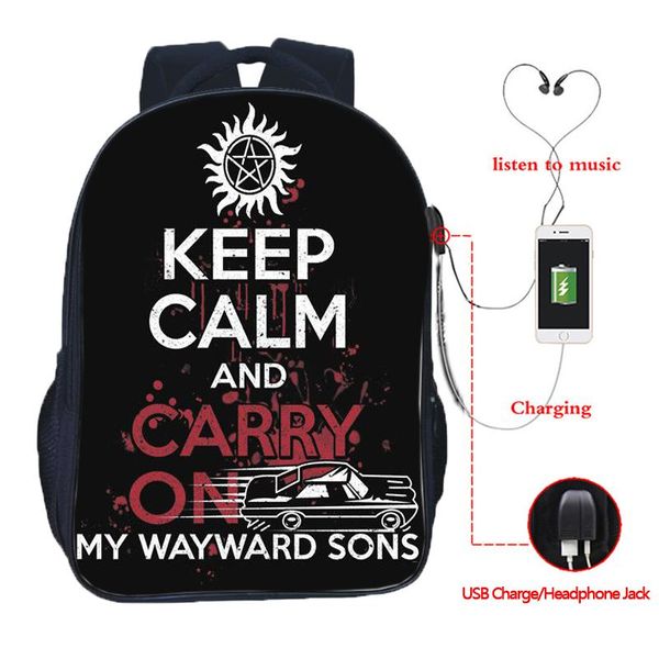 backpack beautiful supernatural usb charge boys girls school bag fashion charging knapsack men women travel bags
backpack beautiful supernatural usb charge boys girls school bag fashion charging knapsack men women travel bags